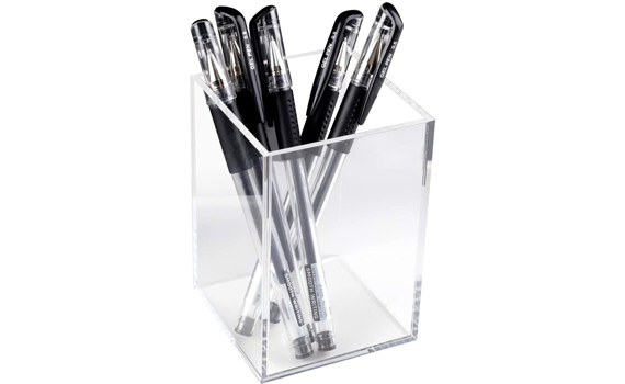 Custom Clear Acrylic Pen Holder/organizer/Display Stand Wholesale